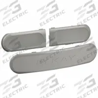 ELKAY Pushbar Activations: (2) Push Bar Side Ez Gray/Push Bar Front Ez Gray (MPN 98734C). Key specifications — Compatible Product Type: Elkay EZ and LZ Bi-Level Models; Includes: Push Bar Front Ez Gray; Product Type: Pushbar Activations; Brand: ELKAY; Filter Product Type: other.
