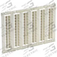 SCHNEIDER Marking Card: White, 0.24 in Wide Terminal Blocks (MPN NSYTRABPV5). Key specifications — Compatible Manufacturer Model Number: NSYTRV22; Marking: Blank; Compatible with Product Type: 0.24 in Wide Terminal Blocks; Brand: SCHNEIDER.