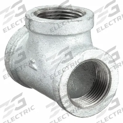 ANVIL Metal Pipe Tee: Tee (run x run x branch), 300 psi @ 150°F - Medium-Pressure Threaded Pipe Fittings
