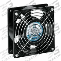 WIEGMANN Axial Fan: 100 cfm Airflow @ 0.000 in SP, 4 3/4 in Ht, 1 1/2 in Dp, Lead Wires, 115V AC (MPN WA4AXFN). Key specifications — IP Rating: Not Rated; Housing Material: Plastic; Brand: WIEGMANN.