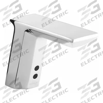 KOHLER Bathroom Sensor Faucet: Insight, Brass, Chrome Finish, Single-Post, Battery - Single-Post Sensor Bathroom Faucets