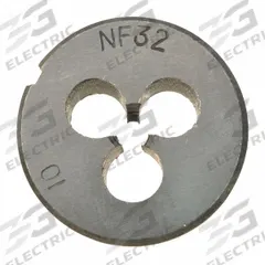 WESTWARD Alloy Steel Die, 10-32 UNF: CCT1060-43, Die