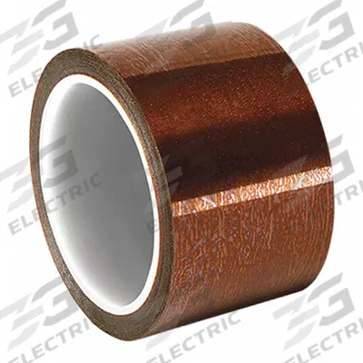 3M Electrical Tape: 4 in Wd, 5 yd Lg, 3 mil Thick, Polyimide Film, Acrylic - High-Temperature Electrical Tape