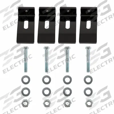 BUYERS PRODUCTS Toolbox Mounting Kit: Hardware, Truck Boxes, Black - Truck Box Mounting Hardware & U-Bolts