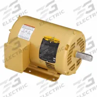 BALDOR General Purpose Motor: Rigid Base Mount, Open Drip Proof, 1 hp, 208-230/460V AC, 1,155 RPM (MPN EM3156T). Key specifications — Brand: BALDOR; Nameplate Voltage @ 60 Hz: 208-230/460V AC; Full Load Current @ 60 Hz: 3.6/1.8 A; Nameplate RPM @ 60 Hz: 1,155 RPM; Motor Enclosure: ODP.