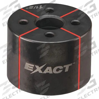 MILWAUKEE Knockout Die: 12 ga Sheet Metal Capacity (Steel), 1 1/2 in Nominal Size - Milwaukee Knockout Punches & Dies