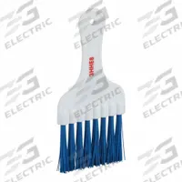 Fin Brush: Blue Polyester, 2 1/8 in Brush Lg, Blue, 4 1/4 in L (MPN 3HHE8). Key specifications — Brand: GRAINGER.