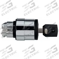 SCHNEIDER ELECTRIC Keyed Selector Switch: 3 Position, 22 mm Panel Mounting Size, Series XB4 (MPN ZB4BG014). Key specifications — Manufacturer Part Number: ZB4BG014; Brand: SCHNEIDER; Switch Action: Maintained/Maintained/Maintained; Key Removal Position: Any Position.