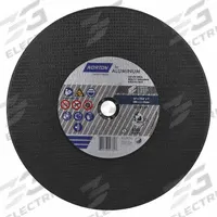 NORTON Cut-Off Wheel: Type 1, 14" x 7/64" x 1", Aluminum Oxide, 36 Grit, Norton for Aluminum (MPN 66252849382). Key specifications — Brand: NORTON; Series: Norton for Aluminum.