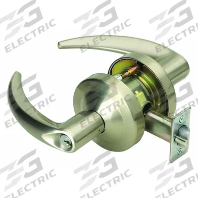 SCHLAGE Door Lockset: Office Lever Locksets, Chrome
