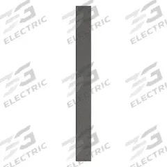ASI GLOBAL Partition Column: Plastic Polymer, Pebble, Black, 82 in Ht, 8 in Wd, 1 in Thick (MPN 40-90870853-9205). Key specifications — Inner Core Type: Polymer; Brand: ASI GLOBAL PARTITIONS; Color: Black; Finish/Texture: Pebble.