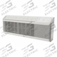 GE Packaged Terminal Air Conditioner: 450 sq ft – 550 sq ft, 12,100 BtuH, 208/230V AC, Electric Heat (MPN AZES12DCXXA). Key specifications — attr1147912: 208/230V AC; attr1147921: GE; attr1350572: Zoneline.