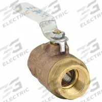 APOLLO Manual Two-Way Ball Valve: 3/4 in Size, Brass/Bronze, Straight, FNPT x FNPT, Two-Piece, Lever (MPN 77CLF10401A). Key specifications — Brand: APOLLO; Handle: Lever.
