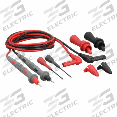 POMONA Test Lead Kit: CAT II 1000V, Std Probe, 1,000 V Max Volt, 10 A Max Current - Test Lead Kits