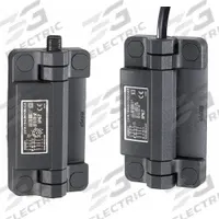 ELESA Hinged Safety Interlock Switch: CFSW Series, Back Output, 1NO/3NC, 2 m Cable Lg (MPN CFSW.110-6-1NO+3NC-F-B-2). Key specifications — Brand: ELESA; Termination: 8 Pin Connector; AC Contact Rating: 0.75 A @ 240 V.