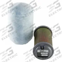 FUJI ELECTRIC Inlet Filter with Cover: 3 7/8 in Outside Dia, Threaded Connection (MPN F-123). Key specifications — attr49959: F-123; attr49962: FUJI ELECTRIC; attr49969: VFC300P-5T.