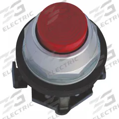 EATON Extended Push Button Operator: Non-Illuminated, Extended Profile, Metallic, 30 mm, 1NO/1NC (MPN HT8ABRAB). Key specifications — Brand: EATON; Action: Momentary; Series: HT800; Push Button Material Type: Metallic.