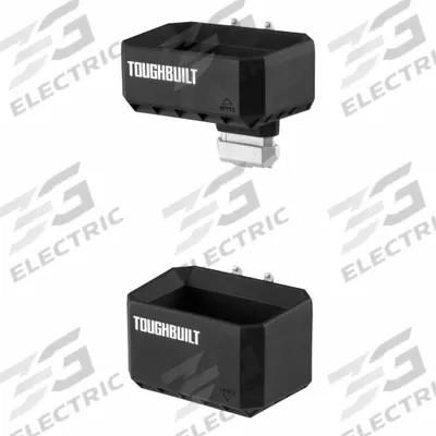 TOUGHBUILT Stacktech Tool Holder Accesssory: 4 3/8 in W x 3 5/16 in H x 3 11/16 in L - StackTech Accessory Attachments