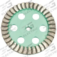 DIAMOND VANTAGE Segment Cup Grinding Wheel: Turbo, 6" Dia, 5/8"-11 Arbor, 36 Segment, Green Cup (MPN S-06HDZFGX3). Key specifications — Series: Green Cup; Brand: DIAMOND VANTAGE.