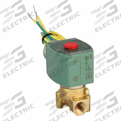 REDHAT Solenoid Valve: 2-Way, Normally Closed, 1/4 in Pipe Size, 24V DC, High Flow - 2-Way/2-Position, Normally Closed Solenoid Valves
