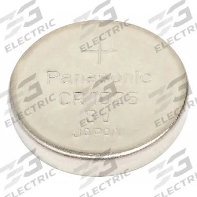 APPROVED VENDOR Button Cell Battery: 1025 Battery Size, Lithium, 30 mAh Capacity, 3V DC - Disposable Coin & Button Batteries