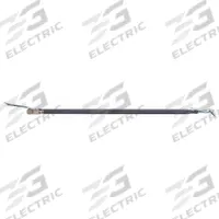 CANARM Fan Downrod: 36 in Lg, Ceiling Fan, 1 in Wd, Steel (MPN DCR3610). Key specifications — Includes: Safety Cables; Material: Steel; Manufacturer Part Number: DCR3610; Brand: CANARM; Color: Black.