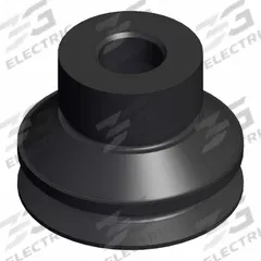 SMC Pad Unit: Bellows, w/o Adapter, 13 mm Pad Dia, Silicone, Black, 40, 10 mm Pad Ht, ZP3 (MPN ZP3-13BS). Key specifications — attr1019101: ZP3-13BS; attr1019103: SMC; attr1019107: 40.