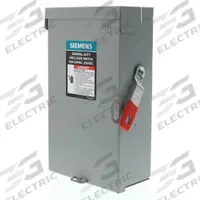 SIEMENS Safety Switch: Fusible, 60 A, Three Phase, 240V AC, Galvanized Steel, Indoor (MPN GF322NA). Key specifications — Brand: SIEMENS.
