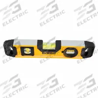 DEWALT Torpedo Level: Level, Plumb & 45° Angle, Torpedo, 9 in Overall Lg, Top & Side Read, Aluminum (MPN DWHT43003). Key specifications — attr934734: DWHT43003; attr934735: DEWALT; attr939796: Acrylic; attr939781: Rare Earth; attr983962: Aluminum; attr939959: Top & Side Read.