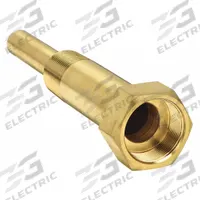 APPROVED VENDOR Threaded Thermowell: Brass, For 6 in Stem Lg, 6 in Insertion Lg, 5,000 psi at 60°F (MPN 24C487). Key specifications — attr1275131: 350°F at 250 psi; attr1275136: APPROVED VENDOR; attr1275129: 5,000 psi at 60°F.
