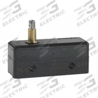OMRON Snap Action Switch: Plunger Actuator, 1NO/1NC, Solder (MPN Z-15GS). Key specifications — AC Contact Rating: 15 A @ 250 V; Electrical Connection: Solder; Series: Z; Brand: OMRON.