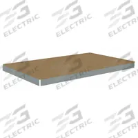 TENNSCO Shelf: 60 in x 36 in, 2,000 lb Load Capacity, Particleboard, Gray, Shelf (MPN ZLES-6036D). Key specifications — Decking Material: Particleboard; Includes: (4) Beams; Decking Finish: Unfinished; Shelf Configuration: Single Straight; Color: Gray; Frame Material: Steel; Brand: TENNSCO; Frame Finish: Zinc Plated.
