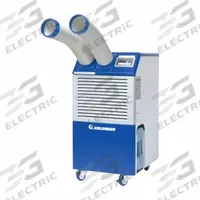 KOLDWAVE Portable Air Conditioner: 410 sq ft – 430 sq ft, 16,000 BtuH, 115V AC, Cooling Only (MPN K6WK16BEA1AAA0). Key specifications — Compatible Location: Indoor; Voltage: 115V AC; Includes Air Filter: Air Filter Included; Brand: KOLDWAVE.