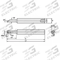 WIDIA Indexable Boring Bar: CSPI25050010R (MPN 2832297). Key specifications — attr257292: CSPI25050010R.