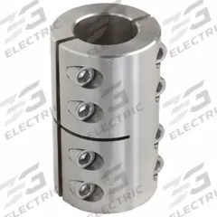 CLIMAX METAL PRODUCTS Rigid Shaft Coupling: 1 3/8 in Bore Dia 1, 1 3/8 in Bore Dia 2, Round, Inch (MPN 2ISCC-137-137-S). Key specifications — attr870032: Round; attr870041: No; attr870034: CLIMAX METAL PRODUCTS; attr870070: Inch; attr925532: Same Bore Dimensions.