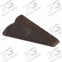 Door Wedge: 6 3/4 in Lg, 3 1/2 in Wd, 2 in Overall Ht (MPN 29964). Key specifications — Brand: GIANT FOOT; Color: Brown.