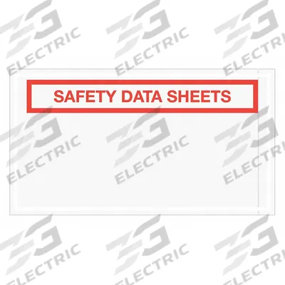 TAPE LOGIC Envelope,5-1/2x10",Package Quantity 1000: 10 in Outside Ht, Clear, Top - SDS Packing List Envelopes