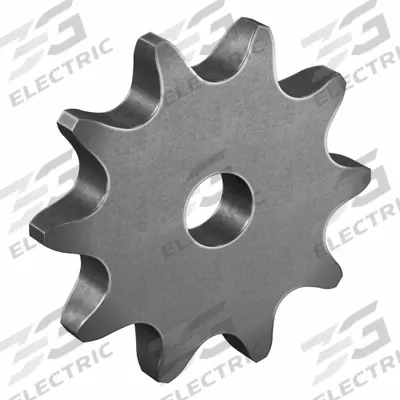 TRITAN Roller Chain Sprocket: No Hub, For Single Strands, 80, 10 Teeth, 3.236 in Pitch Dia - Size 80 Plain-Bore Roller Chain Sprockets