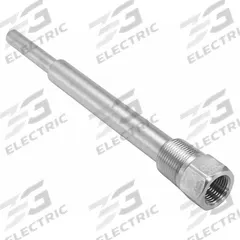ASHCROFT Threaded Thermowell: Stainless Steel, For 18 in Stem Lg, 13 1/2 in Insertion Lg (MPN 10W1350LRT260C). Key specifications — attr1275131: 700°F at 3700 psi; attr1275136: ASHCROFT; attr1275129: 7,000 psi at 100°F.