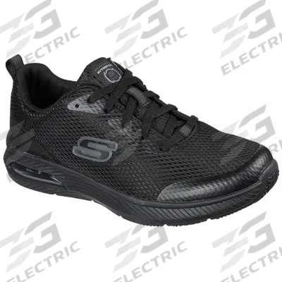 SKECHERS Athletic Shoe: M, 14 Size, Black, Athletic Shoe - Athletic-Style Plain-Toe Shoes