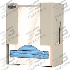 BOWMAN DISPENSERS Gown Dispenser: 7 15/16 in Overall Wd, 4 15/16 in Overall Dp, 1 Compartments (MPN GN100-0212). Key specifications — Material: Plastic; Color: Brown; Brand: BOWMAN DISPENSERS; Product Type: Gown Dispenser; Compatible Dispensing Product: Gowns.