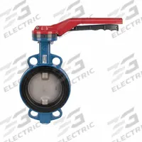 GHIBSON Butterfly Valve: 10 in Pipe Size, Concentric, 250 psi Max. Pressure (CWP), Wafer, FKM, N500S (MPN 530S-10). Key specifications — Brand: GHIBSON; Handle Type: Bare Stem; Disc Material: Stainless Steel.