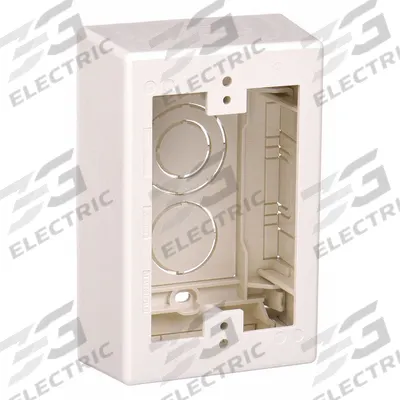 PANDUIT Junction Box: T-45, Plastic, Off White - Outlet Boxes for Nonmetallic Single-Channel Raceways