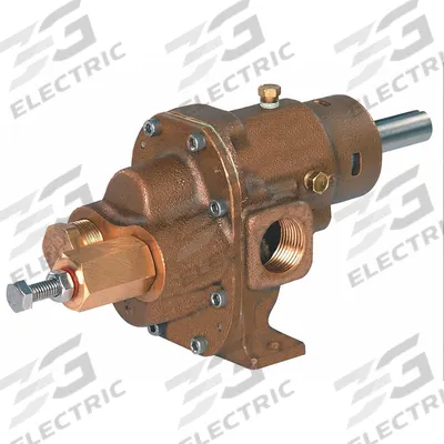 Dayton Rotary Gear Pump Head: Magnetic Drive, Bronze Body, 1" FNPT, 20.5 gpm - Pedestal-Mount Rotary Gear Pumps