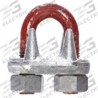 CROSBY Wire Rope U-Bolt Clip: 1 in Compatible Rope Dia, 26 in Rope Turnback Lg, Steel, U-Bolt Clip (MPN 1010239). Key specifications — Fabrication: Forged; Color: Silver; Material: Steel; Brand: CROSBY.