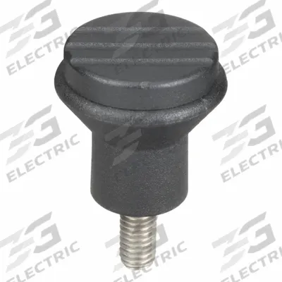 KIPP Hand Knob: Pull, Plastic w/ SS Thread, #10-32 Thread, 10 mm Thread Lg - Pull Knobs with Threaded Stud