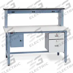 PRO-LINE Workbench with Riser: Adj Ht, Laminate, 72 in x 36 in, 5,000 lb Overall Load Capacity (MPN TSHD7236ESD-L14). Key specifications — attr648363: PRO-LINE; attr648382: Adjustable Height.