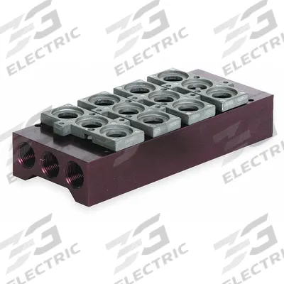 NUMATICS Manifold Assembly: For Series L2, 4 Valve Ports, Haz Location/Intrinsically Safe - Aventics L2 Manifolds & Bases