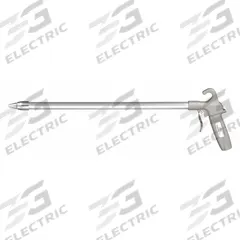 GUARDAIR Air Gun: Pistol-Grip Grip, Aluminum, 1/4 in Female NPT, 1 Nozzle(s), Straight, Focused (MPN 80LJ048AA). Key specifications — attr1328526: Aluminum; attr1328500: Extension and Nozzle; attr1328508: GUARDAIR; attr1328515: No; attr1328533: Yes.