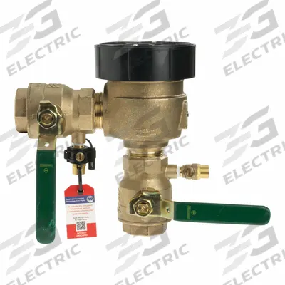 Watts Vacuum Breaker: 1 1/2 LF800M4-QT, FNPT x FNPT, For Water Media, 33°F – 140°F - Lead-Free Pressure Vacuum Breakers